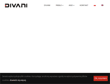 Tablet Screenshot of divani.pl